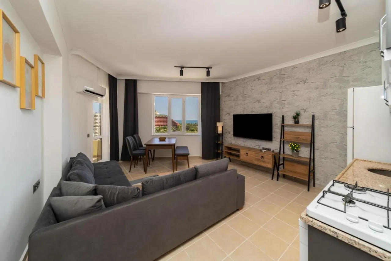 Apartament Sea View Flat With Balcony Near Beach In Aksu Antalya